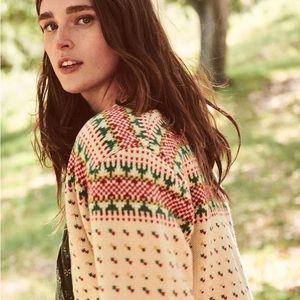 The Great The Vintage Ornament Cardigan. Size 2 Medium